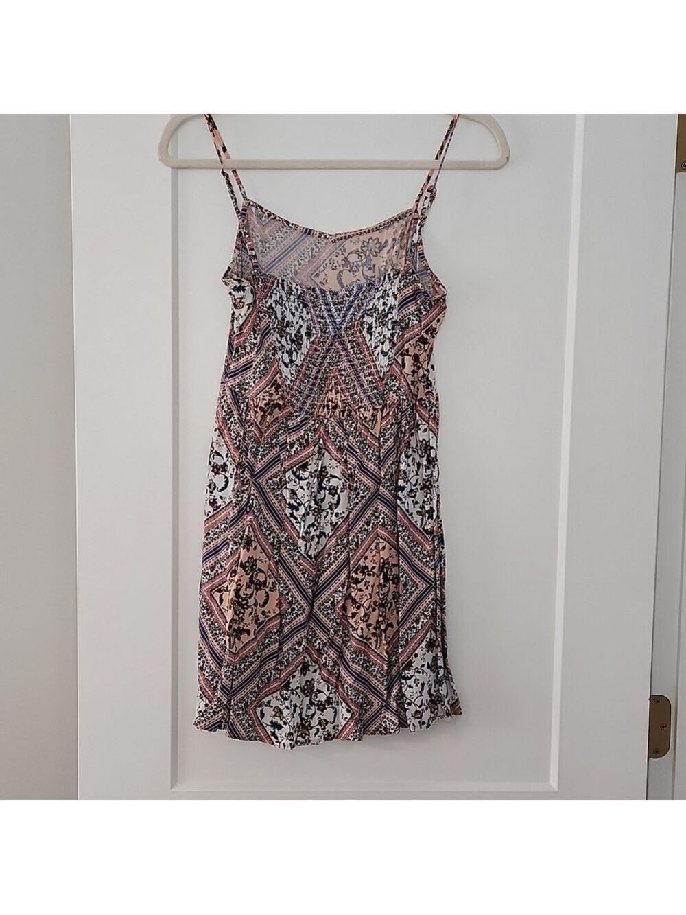 H&M Peach Patterned Mini Dress - Picture 5 of 7